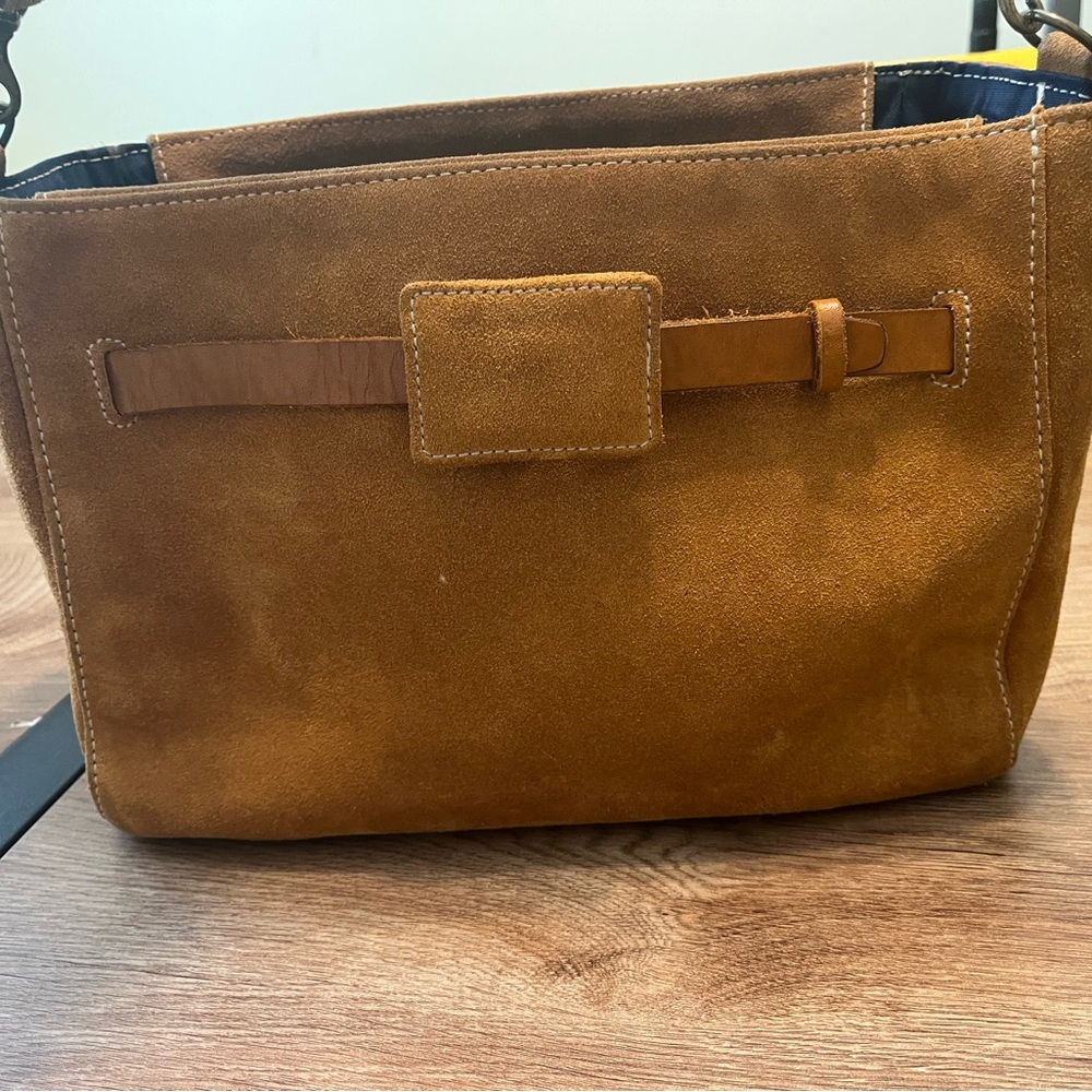 Parker Thatch Jackie Bag Caramel Suede - No longer sold online